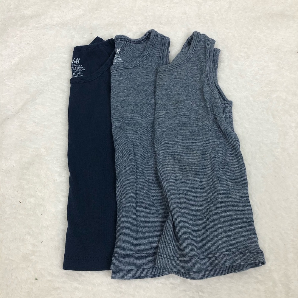 H&M toddler boys lot of 3 tank tops size 1.5-2Yrs